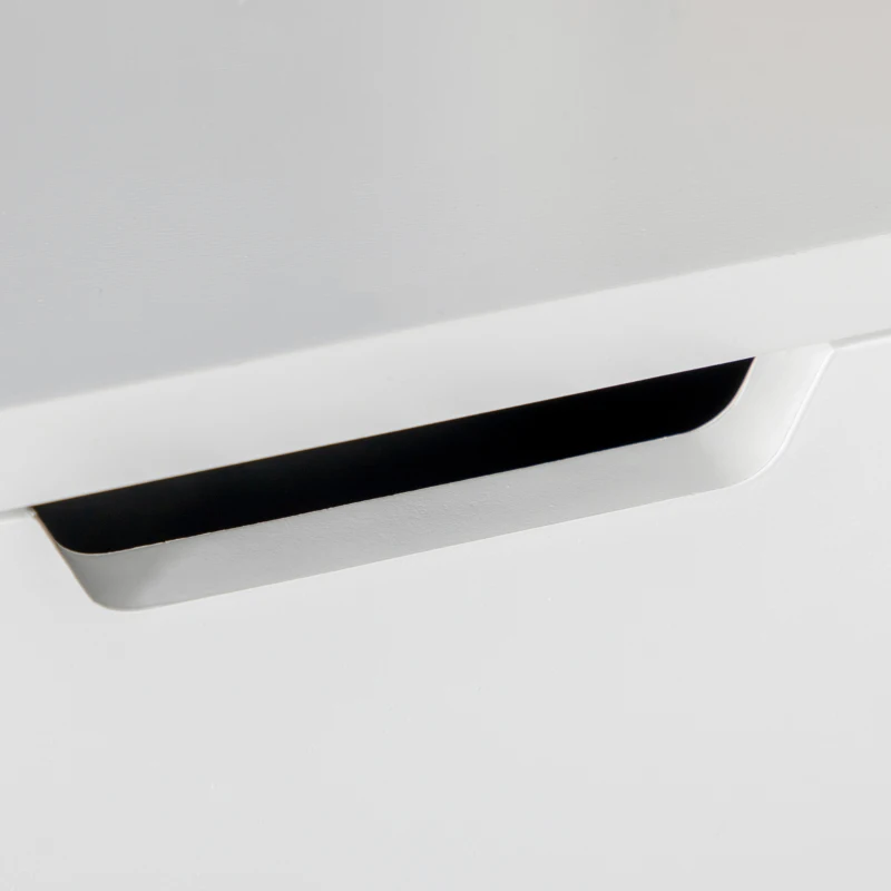 HOMCOM Estantería de Madera con 1 Cajón y 9 Compartimentos Mueble Librería para Salón Oficina Estudio 60x26x158cm Blanco