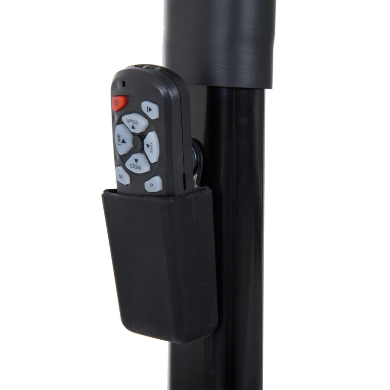 HOMCOM Cinta de Correr Plegable Cinta de Andar 1-6 km/h con Botón de Emergencia Pantalla LCD Control Remoto Potencia de Motor 500W Ahorra Espacio 105x56x108,5 cm Negro