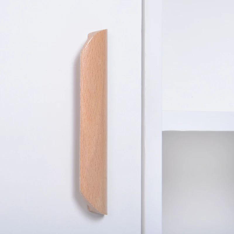 HOMCOM Libreria Scaffale Multifunzionale Salvaspazio con 2 Ante in Legno 80 x 23.5 x 123cm Bianco