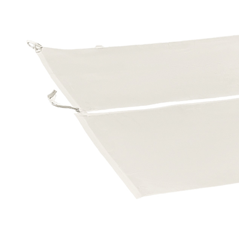 Outsunny Toile de rechange pergola rétractable de 5 x 2,4 m pour pergola de 3 x 3 m tissu polyester beige