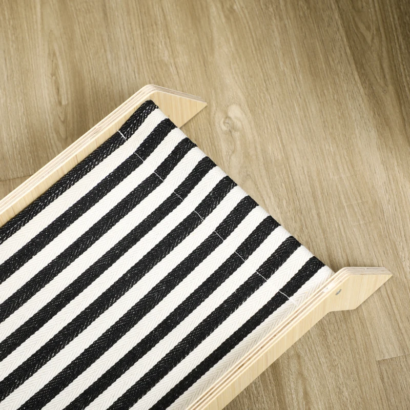 PawHut Amaca per Gatti con Tiragraffi per Gatti a forma di Cactus Design 2 in 1 per Interni, 88.5x31.5x76.5 cm