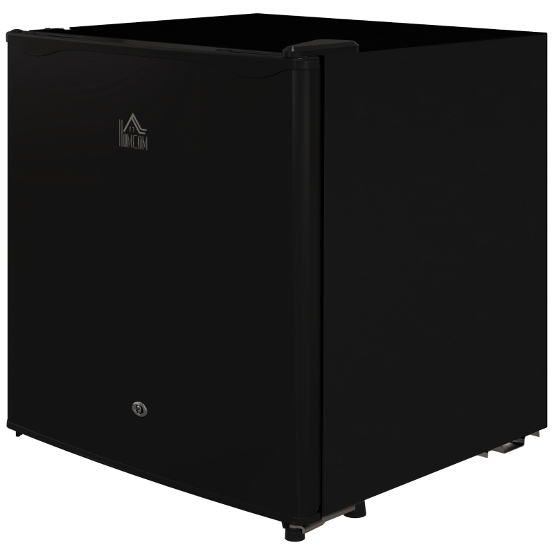HOMCOM 46 Litre Lockable Countertop Fridge - Black