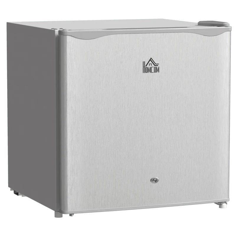 HOMCOM 46 Litre Lockable Countertop Fridge - Grey