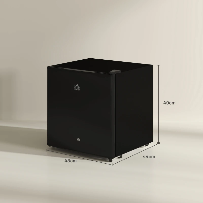 HOMCOM 46 Litre Lockable Countertop Fridge - Black