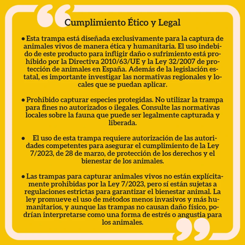 Outsunny Trampa para Animales Vivos 100x24x30 cm con 2 Puertas y Marco de Acero para Interior y Exterior Marrón