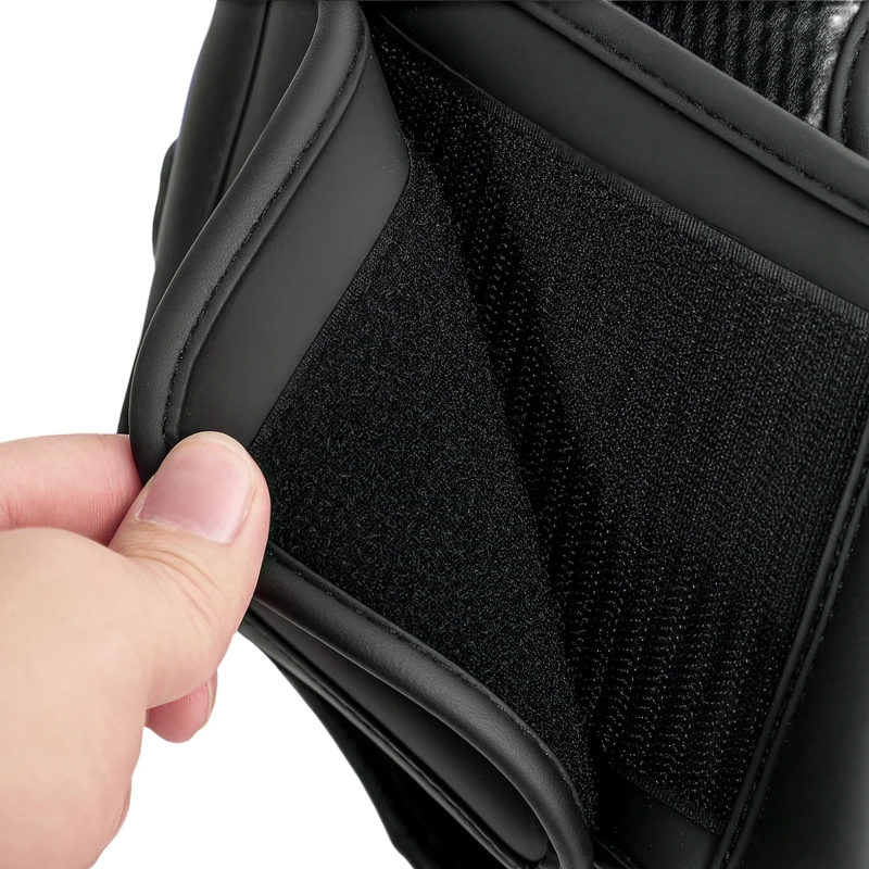 SPORTNOW Capacete de Boxe com Correia Ajustável Protetor de Cabeça para Artes Marciais Karate Tamanho L Vermelho e Preto