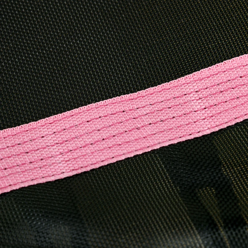 HOMCOM Trampolim para Crianças Cama Elástica Infantil com Rede de Segurança para Interiores e Exteriores Ø163,5x190 cm Rosa