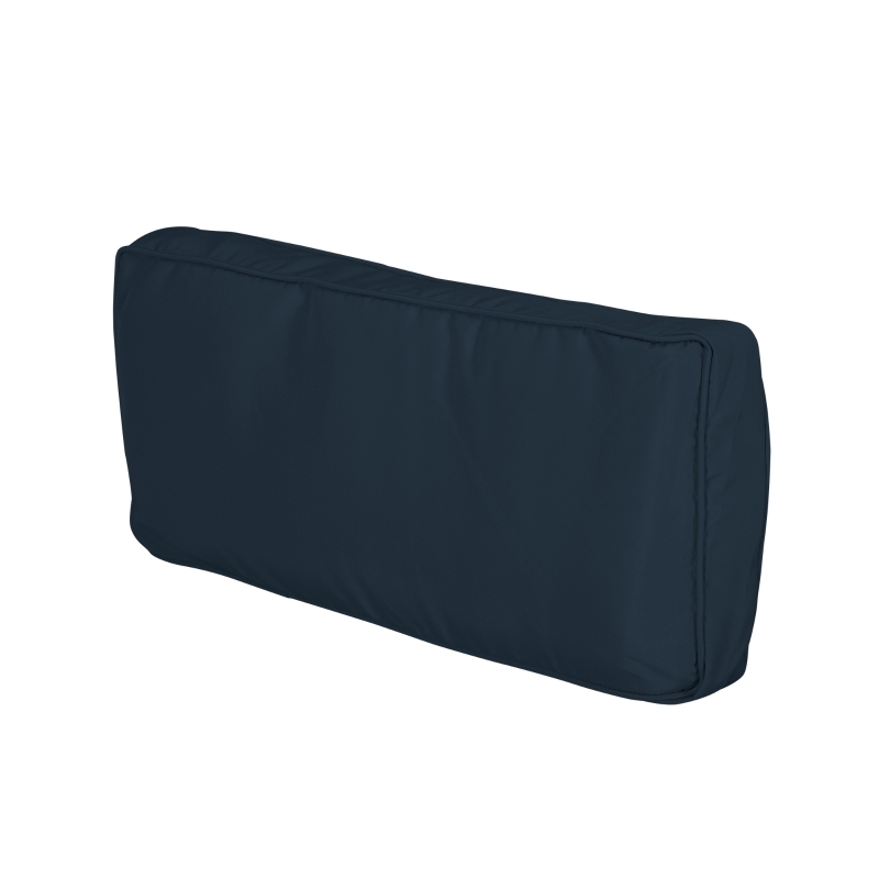 Outsunny Lot de 14 Housses de Rechange Coussins Salon de Jardin - 6 Housses Coussin d'assise, 8 Housses Coussin Dossier Bleu