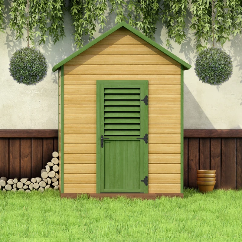 HOMCOM 2-Pack Artificial Topiary Ball, UV-Resistant, Artificial Plants for Indoor and Outdoor, 42 cm, Green+Purple