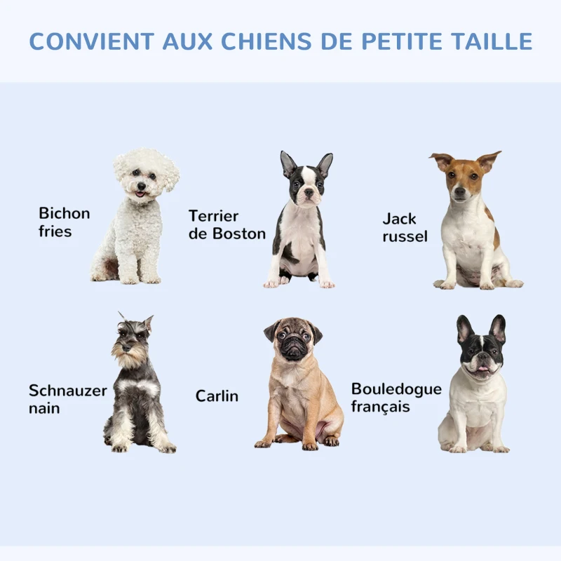 PawHut Cage de transport pour chien taille L dim. 77L x 47l x 55H cm métal noir