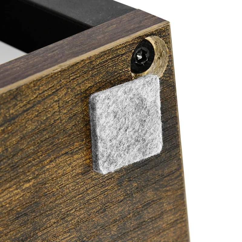 Outsunny Support pour plantes étagère à fleurs 4 étagères différentes hauteurs structure acier 40 x 40 x 81 cm noir