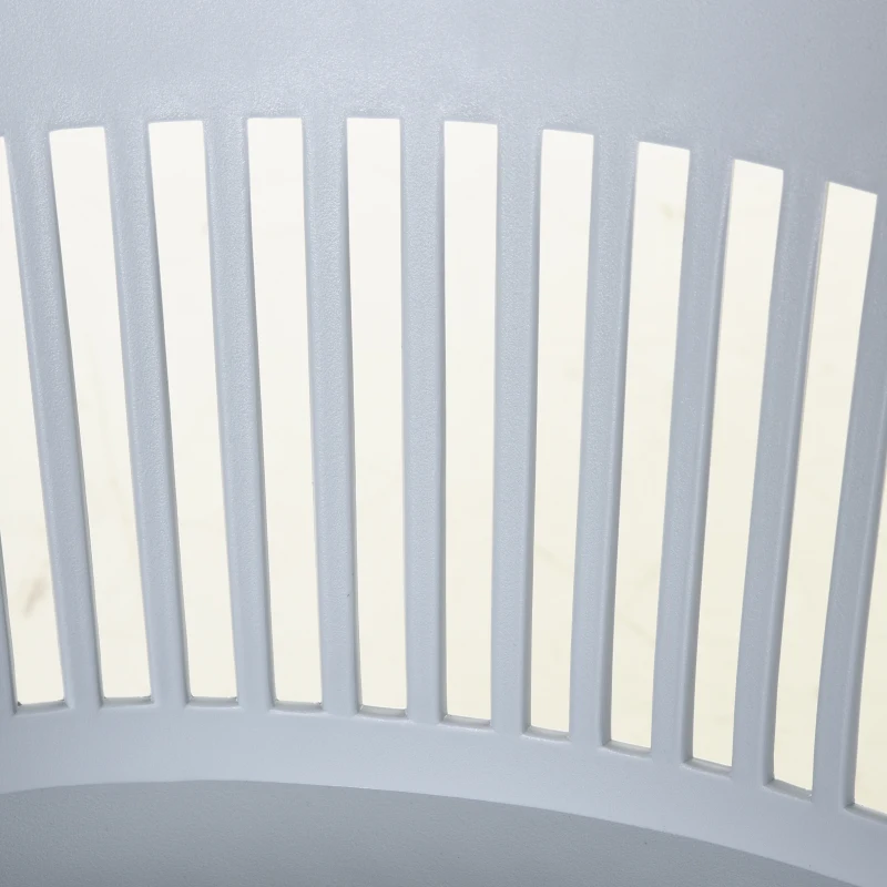 HOMCOM Lot de 2 chaises de Salle à Manger, Chaise de Cuisine, Design élégant Moderne, Pieds antidérapants métal, Dossier Large accoudoirs ergonomiques, Grand Confort, 58 x 53 x 81,5 cm, Gris