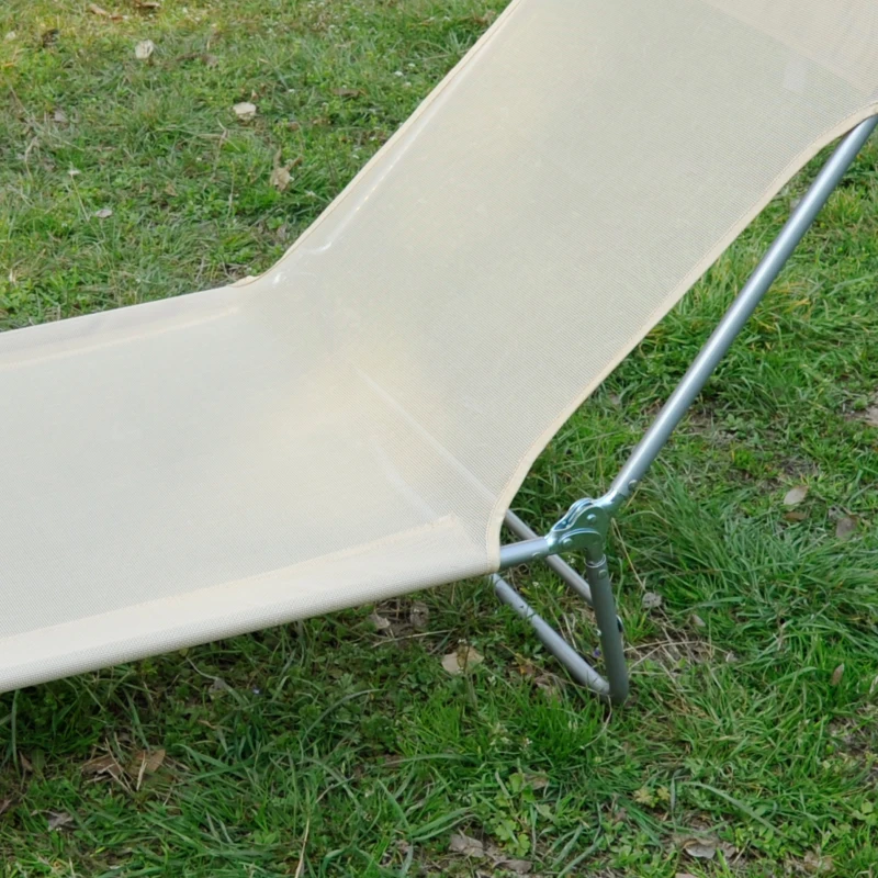 Outsunny leżak do ogrodu leżak kąpielowy leżak ogrodowy leżak wypoczynkowy leżak dwunożny