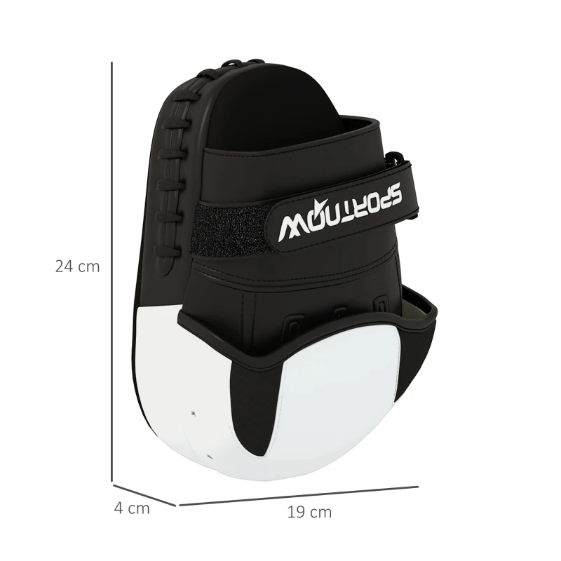 SPORTNOW Pattes d'ours boxe mitaines boxe avec couvre-doigts pour Muay Thai Kickboxing Arts Martiaux MMA 24 x 19 x 4 cm blanc