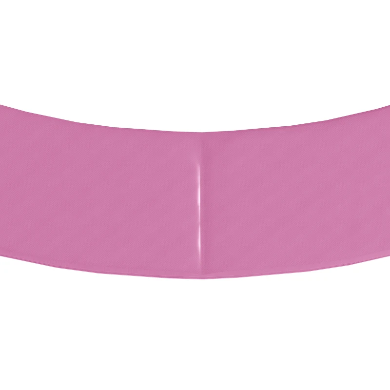 SPORTNOW 12FT Trampoline Spring Cover, Plastic Trampoline Pad Replacement with Elastic Cord, Waterproof, UV Resistant and Tear-Resistant, Pink