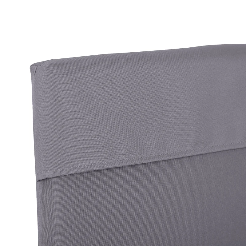 Outsunny Coussins pour balancelle de jardin, coussins pour balancelle 3 places, 2 pièces,130 x 45 x 5 cm, gris foncé