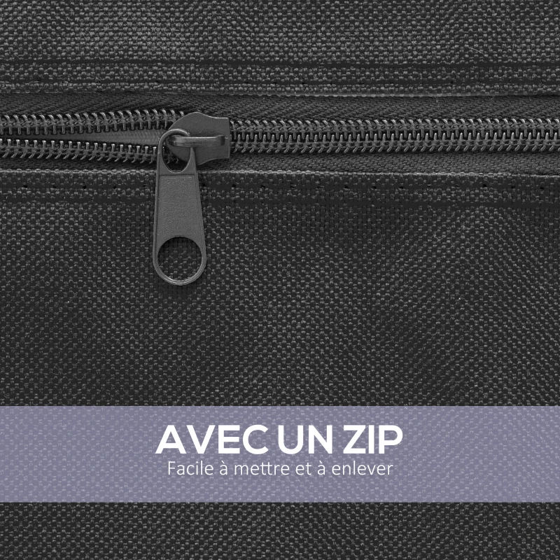 SPORTNOW Table de tennis de table ping-pong pliable + housse de protection pour l'intérieur et l'extérieur, bleu et noir(m-9)