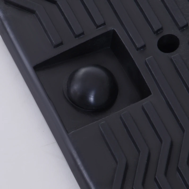 DURHAND Kunststoff-Auffahrrampen für Autos, Zufahrtrampen, 2 Stück, Tragkraft 2,5 Tonnen, 91 x 30 x 21 cm, Schwarz