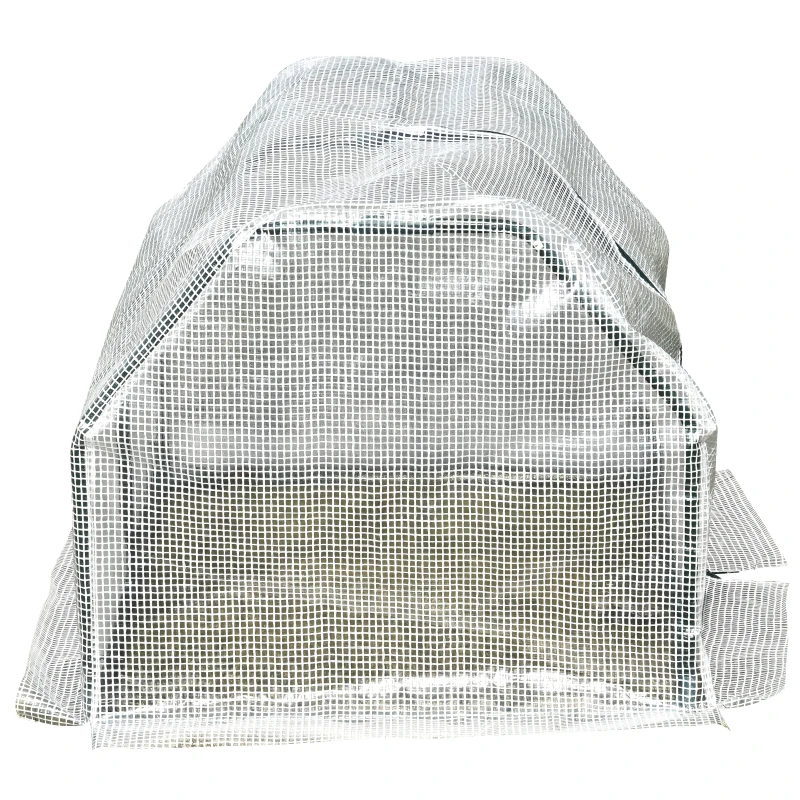 Outsunny Mini Gewächshaus, wetterbeständig, leicht zu transportieren, 99 cm x 71 cm x 60 cm, Folientunnel, Grün