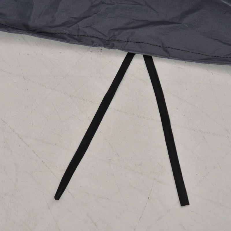 Outsunny Garden Furniture Cover, Waterproof Windproof 420D Heavy Duty Oxford Fabric    Rattan Furniture Cover, Rectangular Outdoor Table Chair Set Cover, 235 x 135 x 94cm