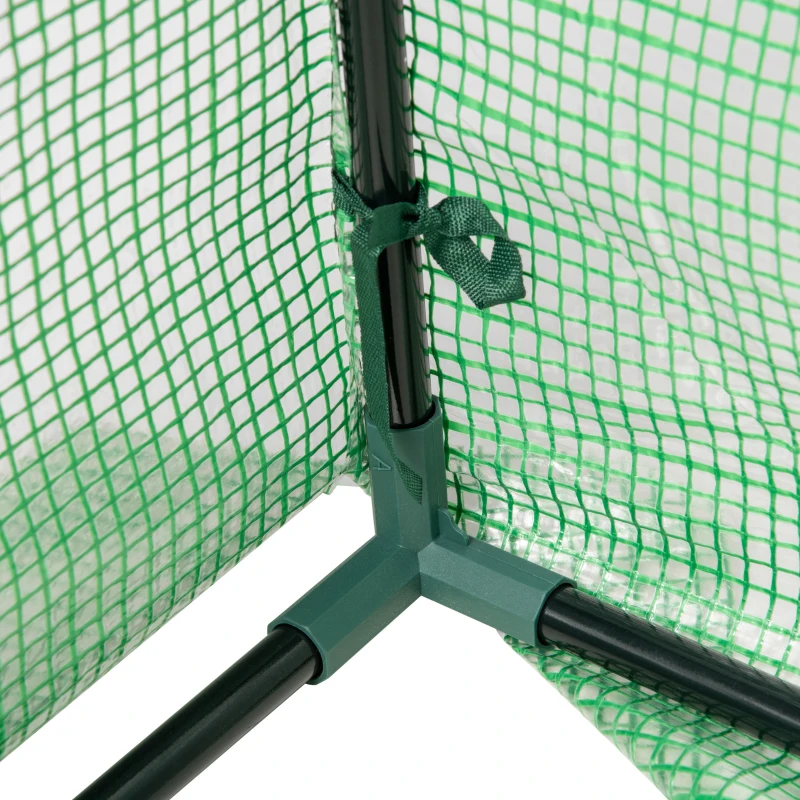 Outsunny Gewächshaus mit aufrollbaren Fenstern, wetterbeständig, 180 cm x 60 cm x 60 cm, Grün