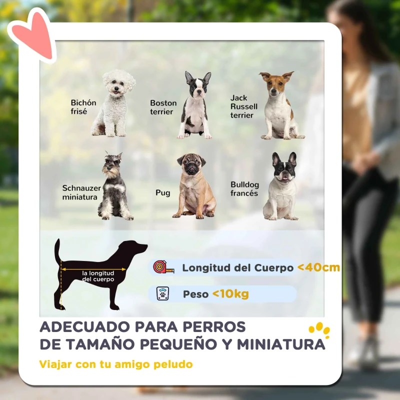 PawHut Cochecito para Mascotas Ligero y Plegable para Perros Pequeños con Ventilación Óptima 80x48,5x106 cm Gris y Plata