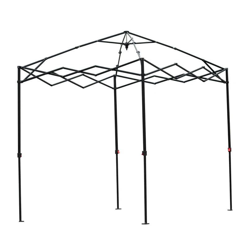Outsunny Gewächshaus Treibhaus Tomatenhaus Frühbeet mit Tür und Fenster zum Aufrollen PE Stahl Dunkelgrün 238 x 178 x 240 cm