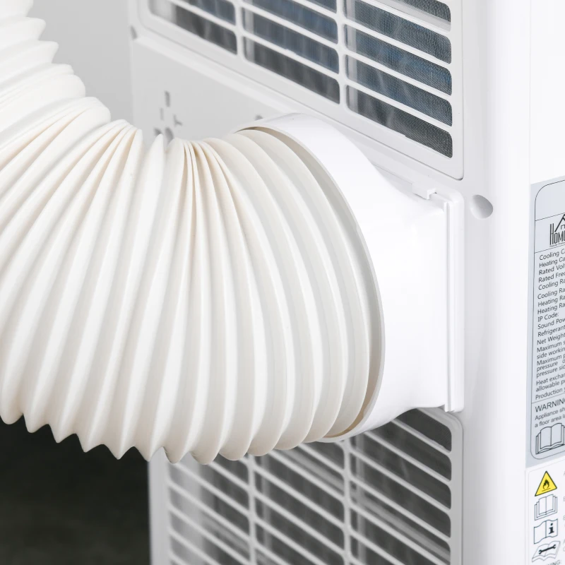 HOMCOM 9000 BTU Air Conditioning Unit, 3-in-1 Portable Air Conditioner, Dehumidifier, Cooling Fan with Remote, LED Display, 2 Speeds, 24H Timer, Window Venting Kit, 18m²