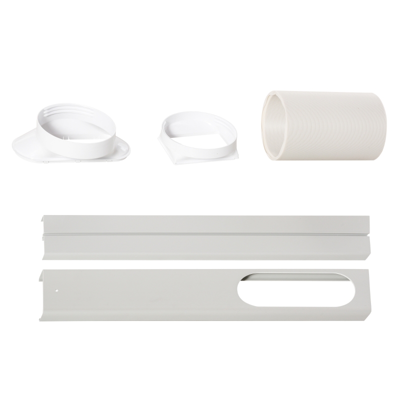 HOMCOM 9000 BTU Portable Air Conditioner for Cooling Dehumidifier Fan, Air Conditioning Unit for Room up to 18m², with Remote, 24H Timer, Window Mount Kit, R290, A Energy Efficiency, 1122W