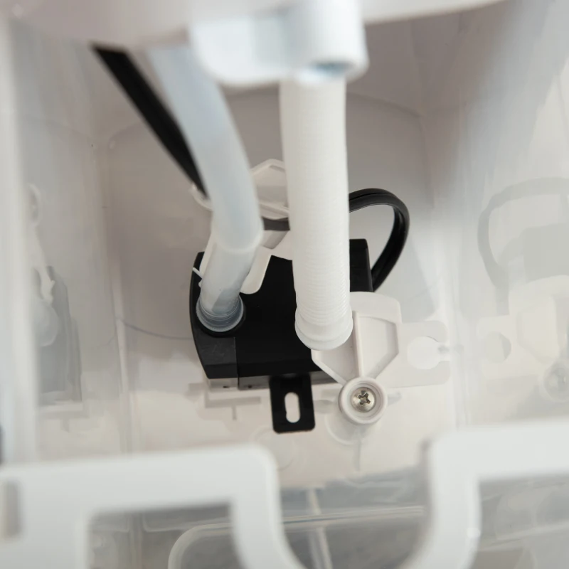 HOMCOM Nine Setting Tower Fan Humidifier, with Ice Boxes - Black