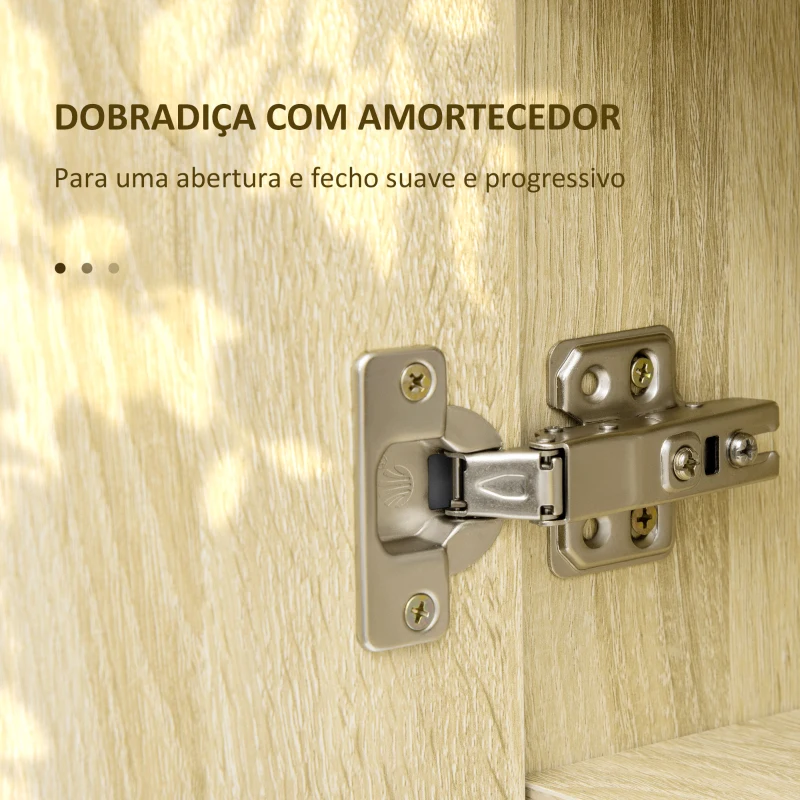 kleankin Armário de Casa de Banho com Espelho com 1 Porta Prateleira Ajustável Toalheiro e Compartimento 60x15x70 cm Carvalho