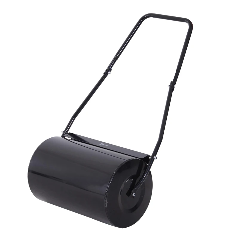 DURHAND Rolo de Jardim 38L de Aço preenchido com água ou Areia Φ32x50cm Cabo destacável