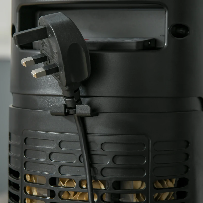 HOMCOM Torenventilator, Airconditioner met 4 Modi, 3 Snelheden, Timer, Kunststof