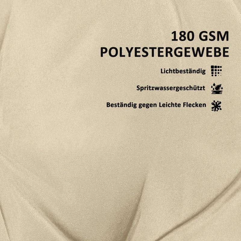 Outsunny Palettenkissen 2er Set Sitzkissen Palettenpolster mit Getuftetem Design Rückenlehne 120 x 77 x 10 cm Beige