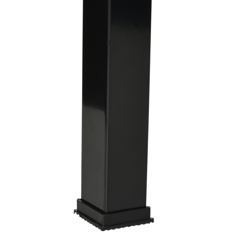 HOMCOM Banco de Trabajo con Panel Perforado Cajón Estante y Armario con Cerradura para Taller o Hogar 98,5x48x140 cm Negro