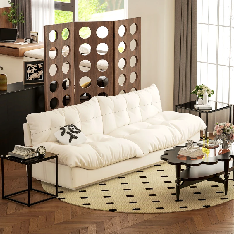 HOMCOM Nest of Tables, Set of 2 Coffee Table, Side Tables with Tempered Glass Desktop and Metal Frame for Living Room, Bedroom, Office, Black