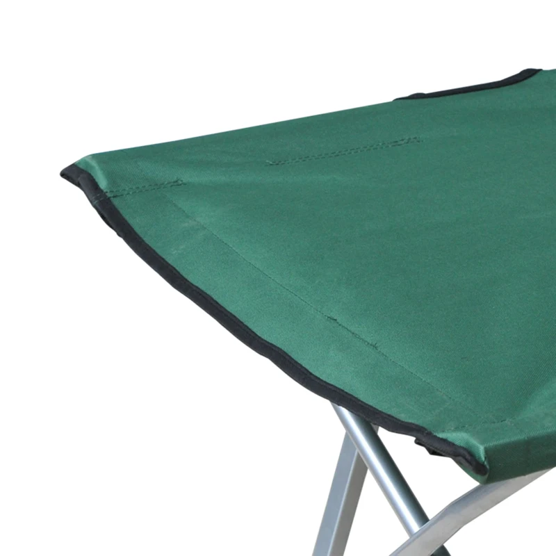 Outsunny Cama de Acampada Plegable con Marco Metálico Carga 136 kg para Playa Senderismo 193x64x40 cm Verde
