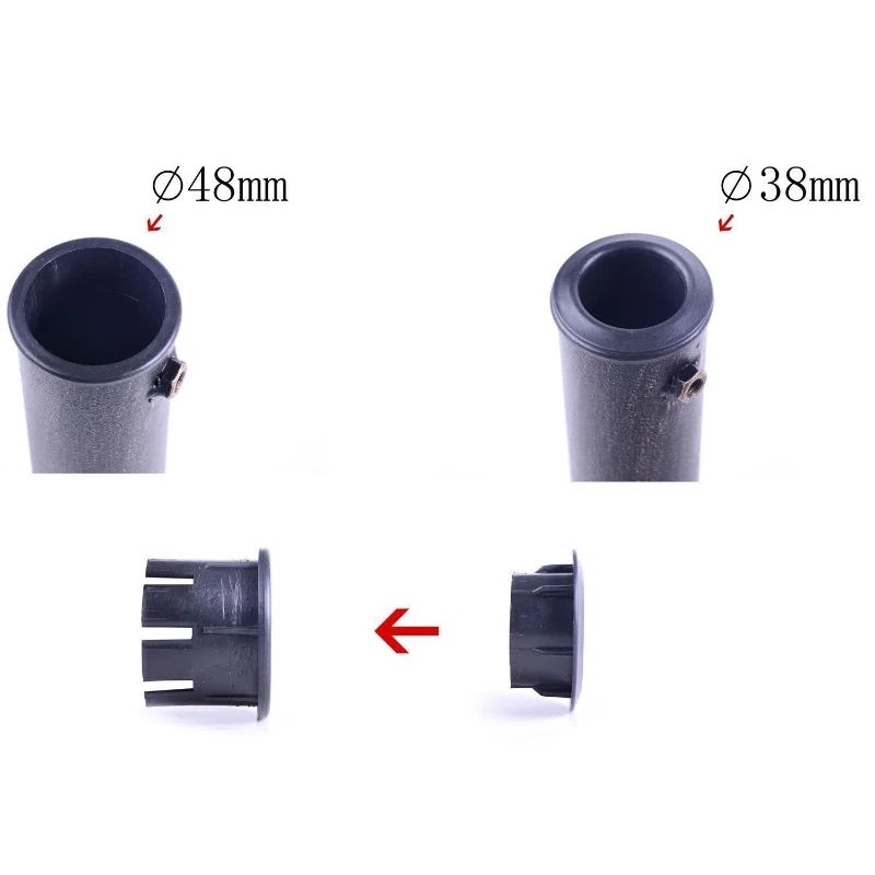 Outsunny Base para Sombrilla de Jardín Peso Neto 19 kg Soporte de Parasol Apto para Mástil de 38mm/48mm Resina para Terraza Patio Exterior Ø54,5x34 cm Bronce