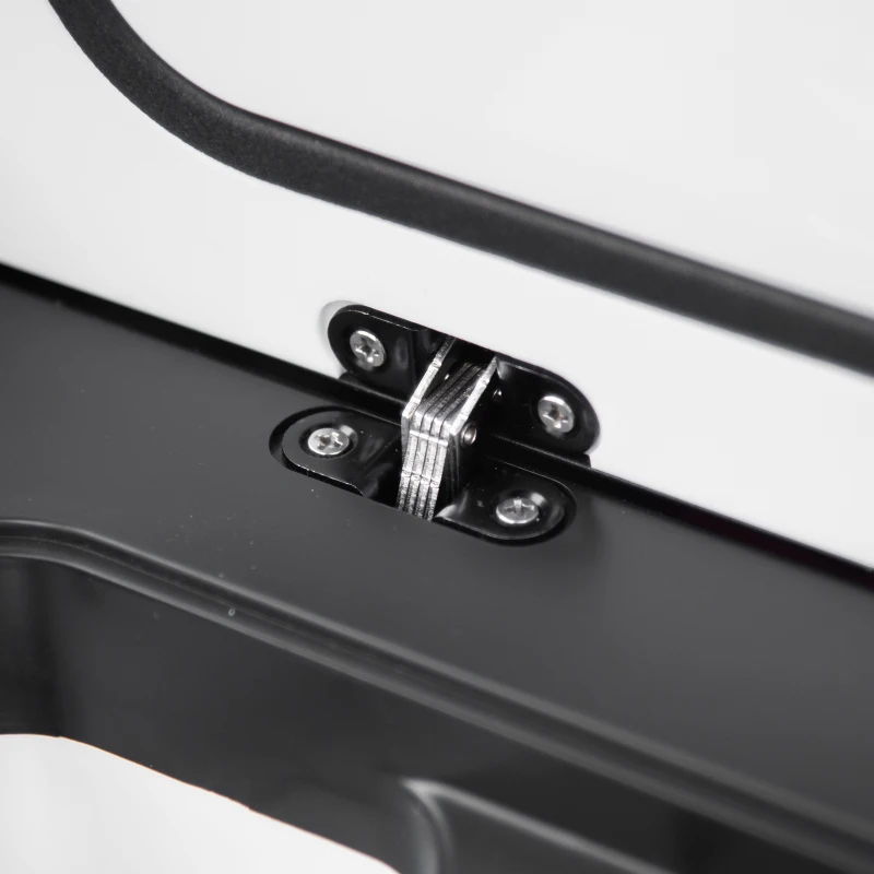 Outsunny Nevera Portátil Compresor 40L Congelador de Coche 12/24V CC hasta -22 ℃ con Pantalla Táctil y Asas Plegables para Barco Camión 67,2x36x40,5 cm Gris y Negro