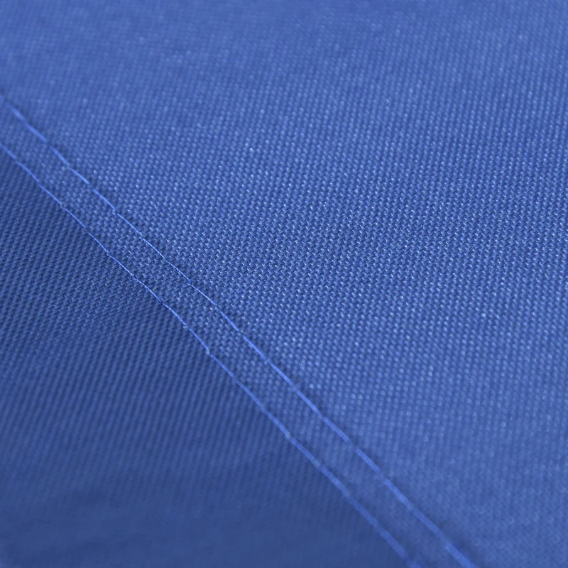 Outsunny Tumbona Reclinable y Plegable de Jardín con Orificio de Lectura Reposacabezas y Respaldo Ajustable en 5 Niveles para Playa 182x56x28 cm Azul