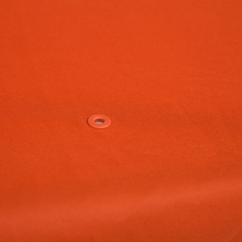 Outsunny Techo de Repuesto para Cenador 4x3 m Cubierta de Repuesto con Techo Doble 10 Orificios de Drenaje y Protección UV Toldo de Recambio para Pabellón Gazebo Rojo