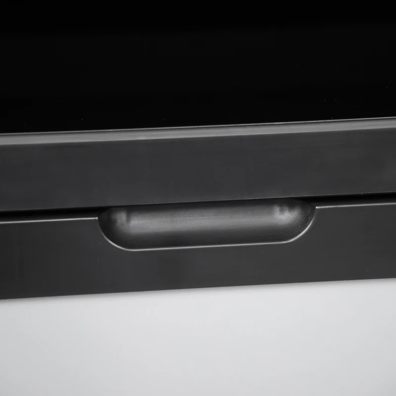 Outsunny Nevera Portátil Compresor 40L Congelador de Coche 12/24V CC hasta -22 ℃ con Pantalla Táctil y Asas Plegables para Barco Camión 67,2x36x40,5 cm Gris y Negro