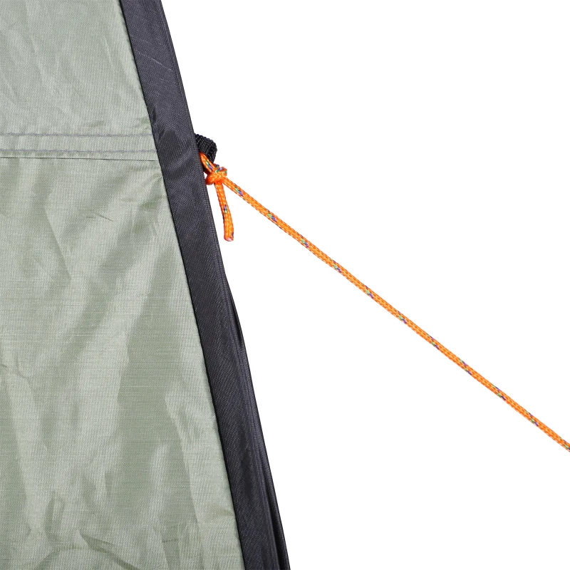 Outsunny Tienda de Ducha Pop-Up Tienda de Privacidad Portátil Tienda Instantánea  con Bolsa de Transporte para Baño Vestuario Cambiador 120x120x190 cm Verde