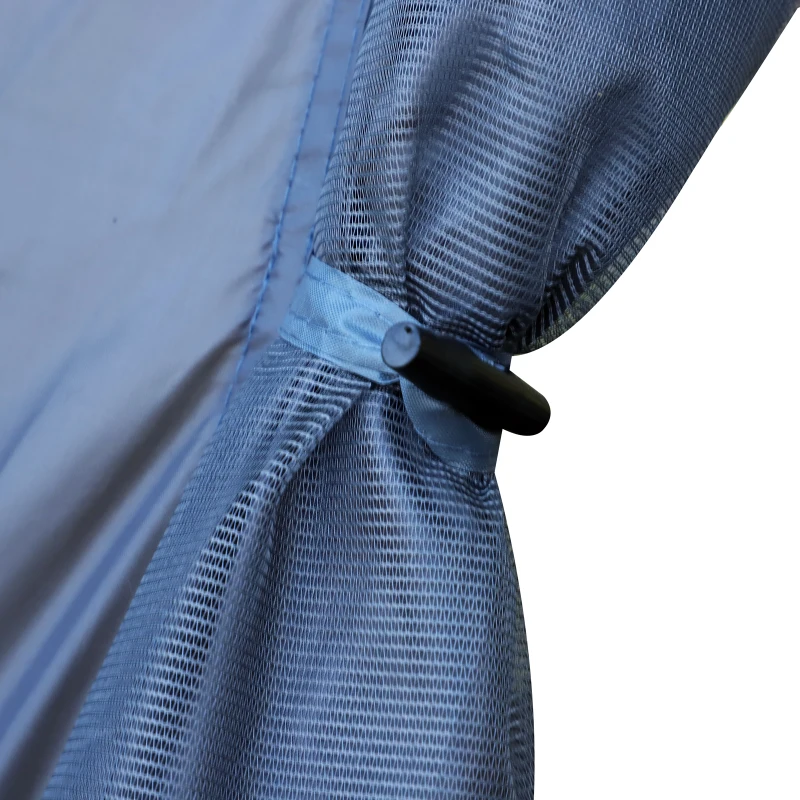 Outsunny Tienda de Campaña Pop-Up para 2-3 Personas Impermeable con Bolsillos Ventanas y Bolsa de Transporte 250x194x160 cm Verde