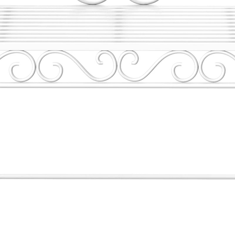 Outsunny Heavy-Duty Garden Bench-White