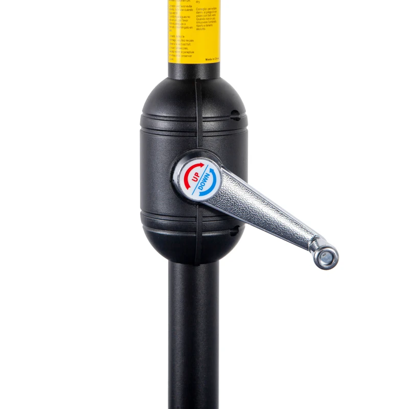 Outsunny 2.3m Half-Square Parasol, for Balconies and Walls - Brown