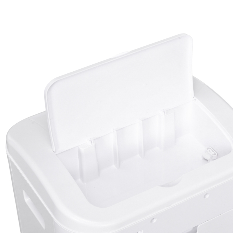 HOMCOM Portable Air Cooler with 15 Litre Water Tank, Oscillation, LED Display, Remote Control, 7.5 Hour Timer, Evaporative Air Cooler Fan with 3 Speeds, 3 Modes, Ice Packs, for Home Office