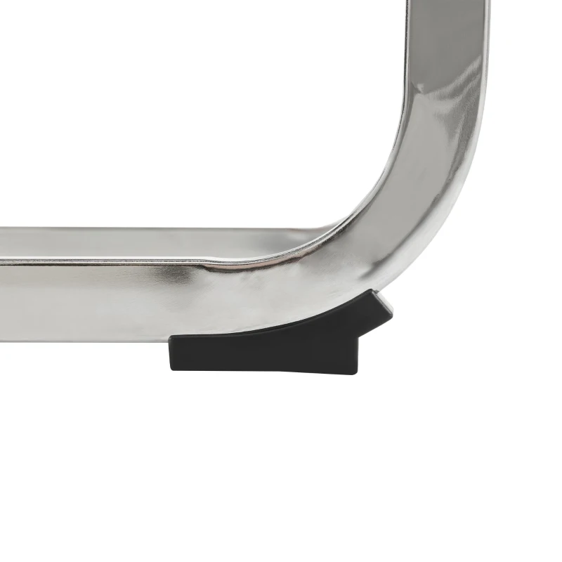 Ensemble de 4 chaises de salle à manger, tissu velours, 44×57×101 cm, Gris foncé