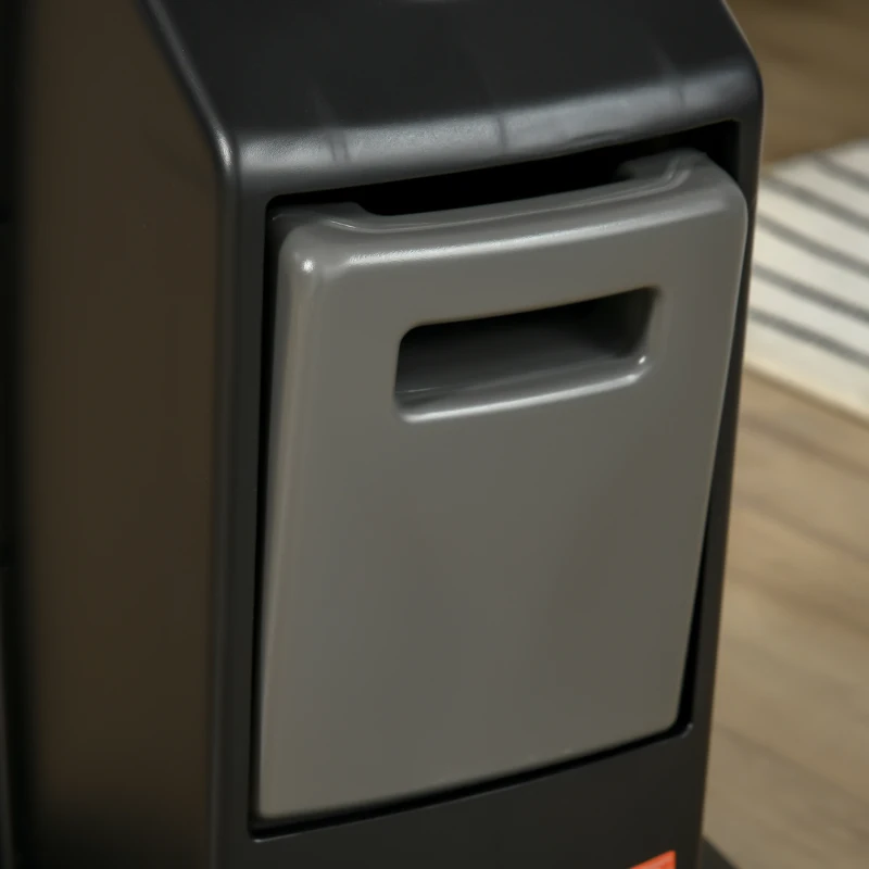 HOMCOM 16" Pedestal Fan with Water Mist Spray, Humidifying Misting Fan, Standing Fan with 3 Speeds, 3.1L Water Tank, Timer and Electric Mosquito Killer Jack, Black