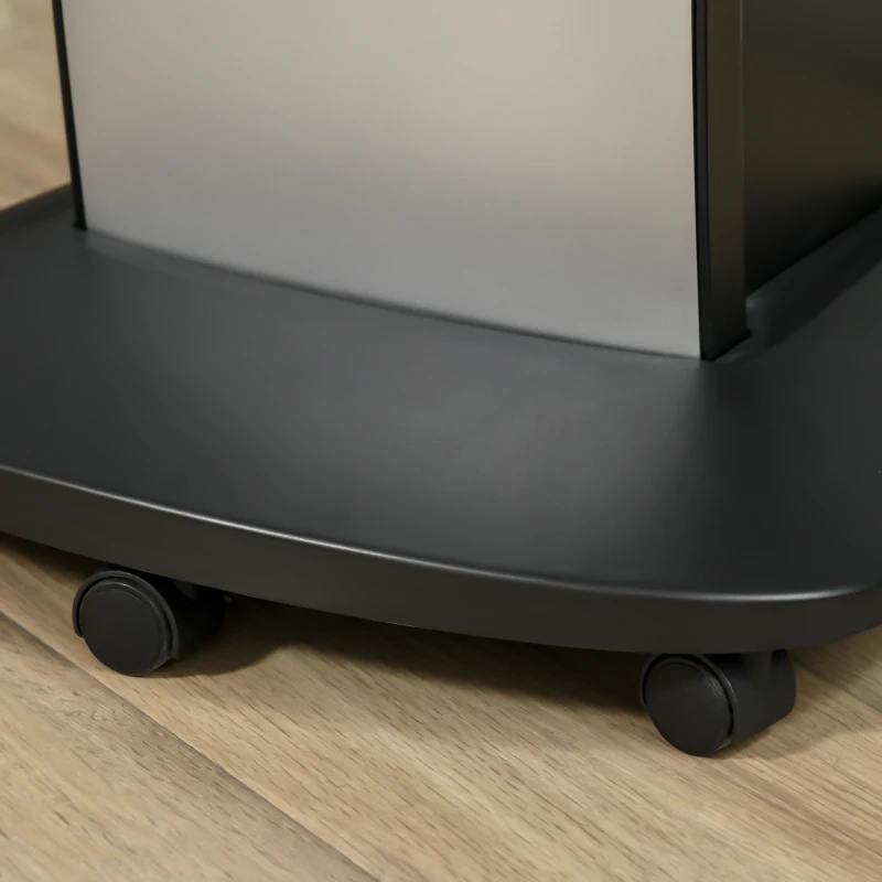 HOMCOM 16" Pedestal Fan with Water Mist Spray, Humidifying Misting Fan, Standing Fan with 3 Speeds, 3.1L Water Tank, Timer and Electric Mosquito Killer Jack, Black